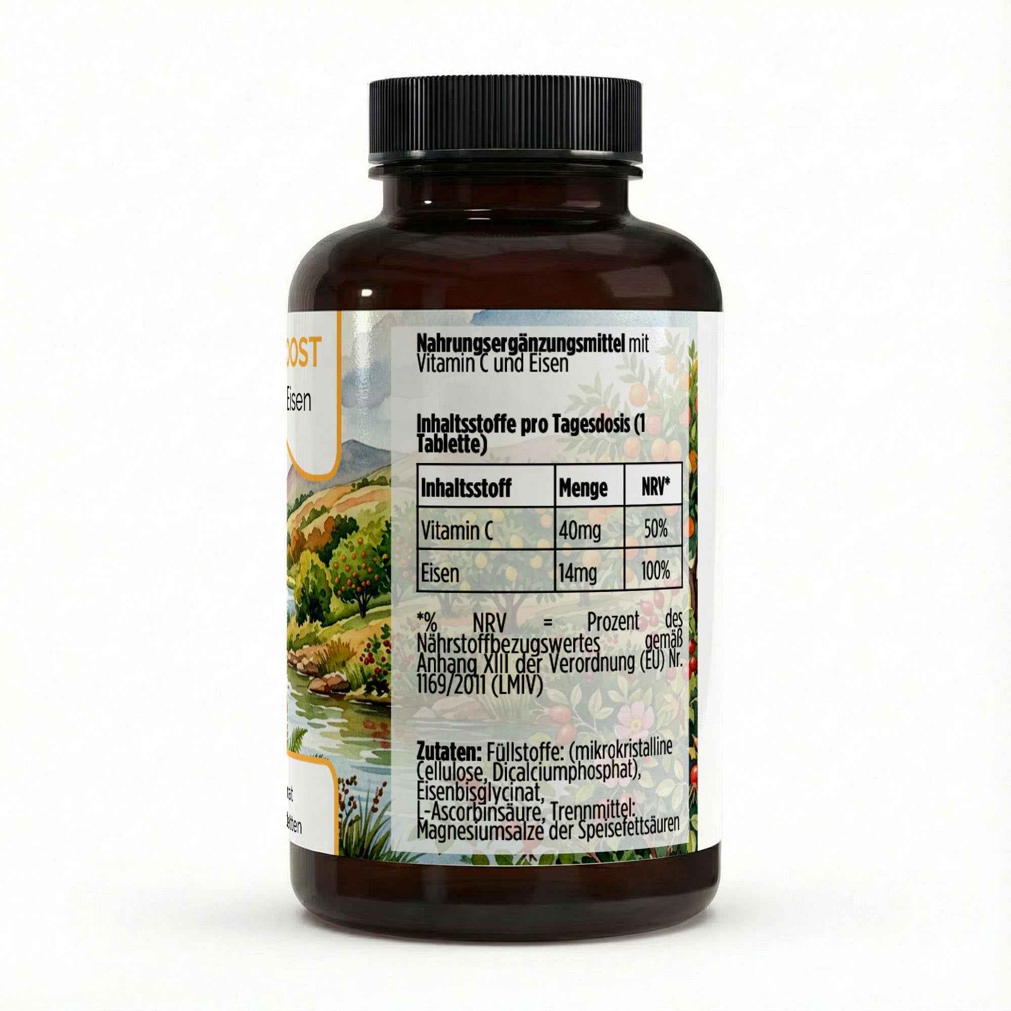 Produkt ​POWER BOOST von Herba Pascua (KI-generierte Produktdarstellung)