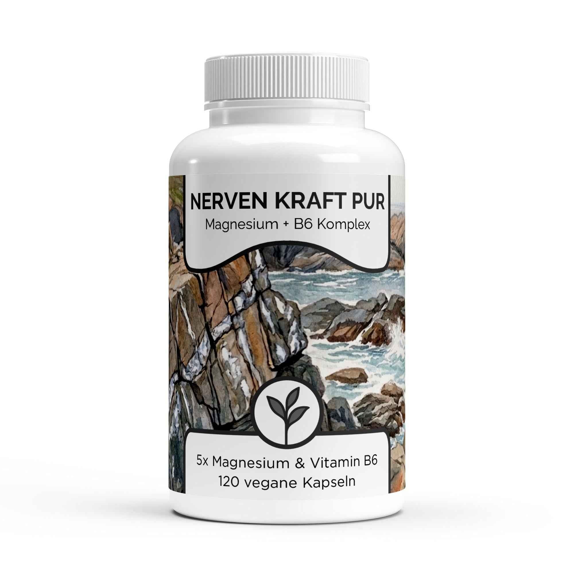 Produkt ​NERVEN KRAFT PUR von Herba Pascua (KI-generierte Produktdarstellung)