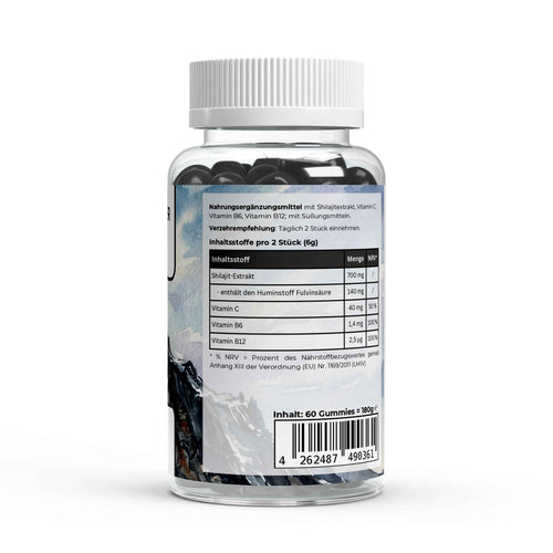 Shilajit-Gummies-GIPFELSTUERMER-Erdbeere-Herba-Pascua-Inhaltsstoffe