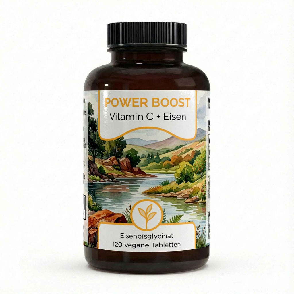 Produkt ​POWER BOOST von Herba Pascua (KI-generierte Produktdarstellung)
